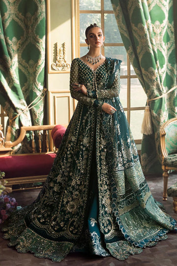 Mesmerizing Elegance: Une Jacinthe Teal Ensemble